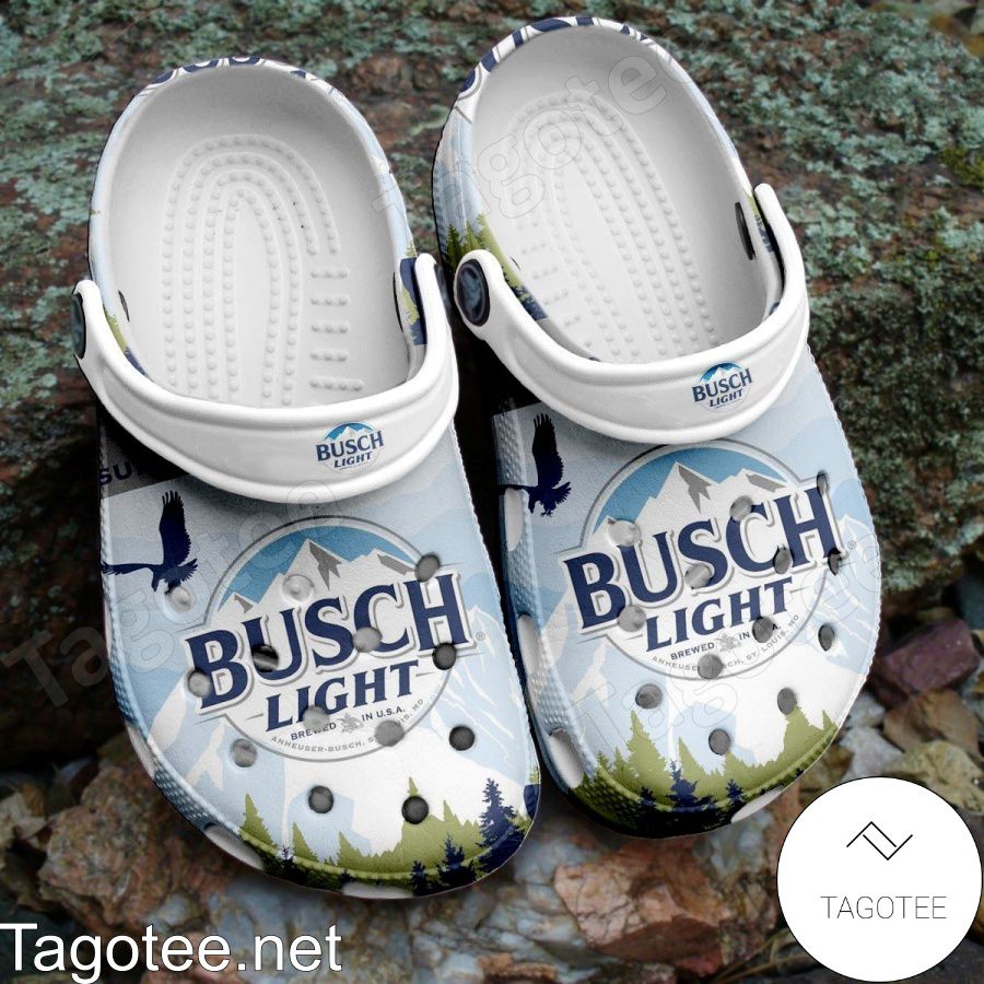 Busch Light Beer Eagle Crocs Clogs