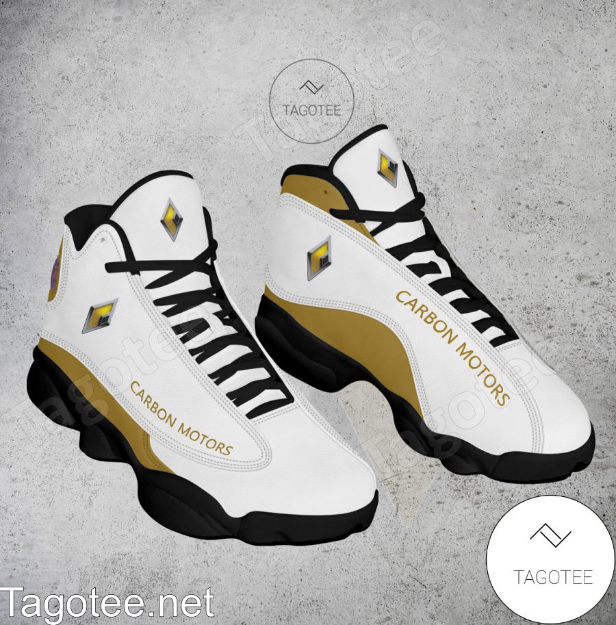 Carbon Motors Logo Air Jordan 13 Shoes - EmonShop a