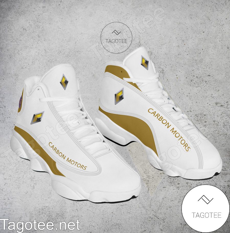 Carbon Motors Logo Air Jordan 13 Shoes - EmonShop