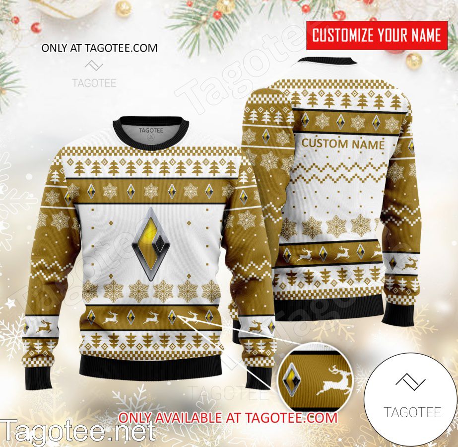 Carbon Motors Logo Personalized Ugly Christmas Sweater - EmonShop