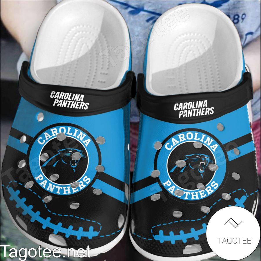 Carolina Panthers Logo Football Crocs Clogs