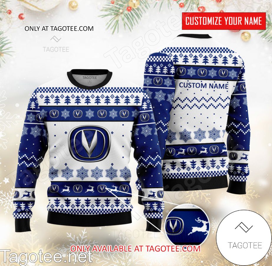 Changan Logo Personalized Ugly Christmas Sweater - EmonShop