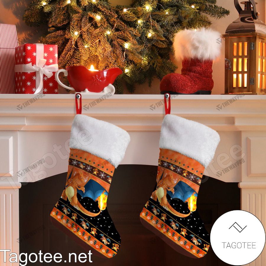 Charizard Pokemon Christmas Stocking a