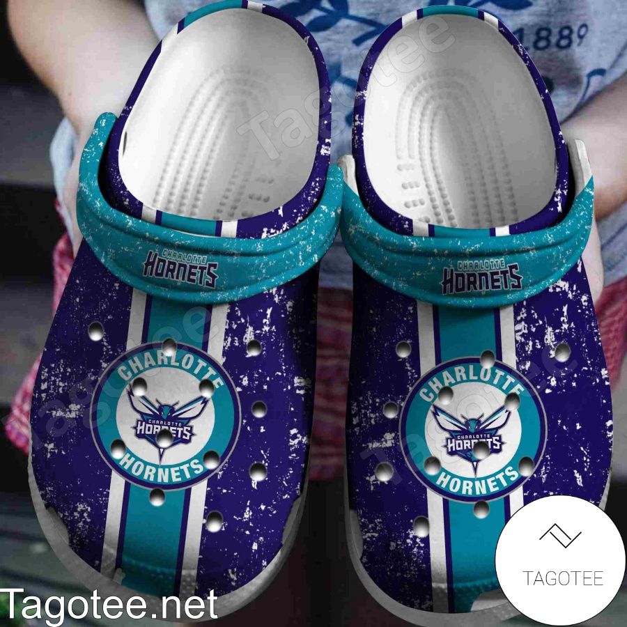 Charlotte Hornets Logo Basketball Team Crocs Clogs