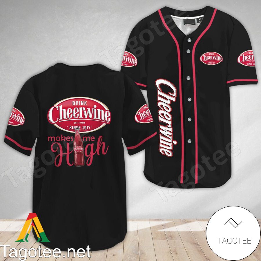 Cheerwine Make Me High Baseball Jersey