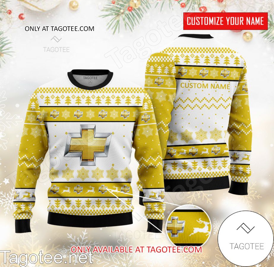 Chevy Logo Personalized Ugly Christmas Sweater - MiuShop