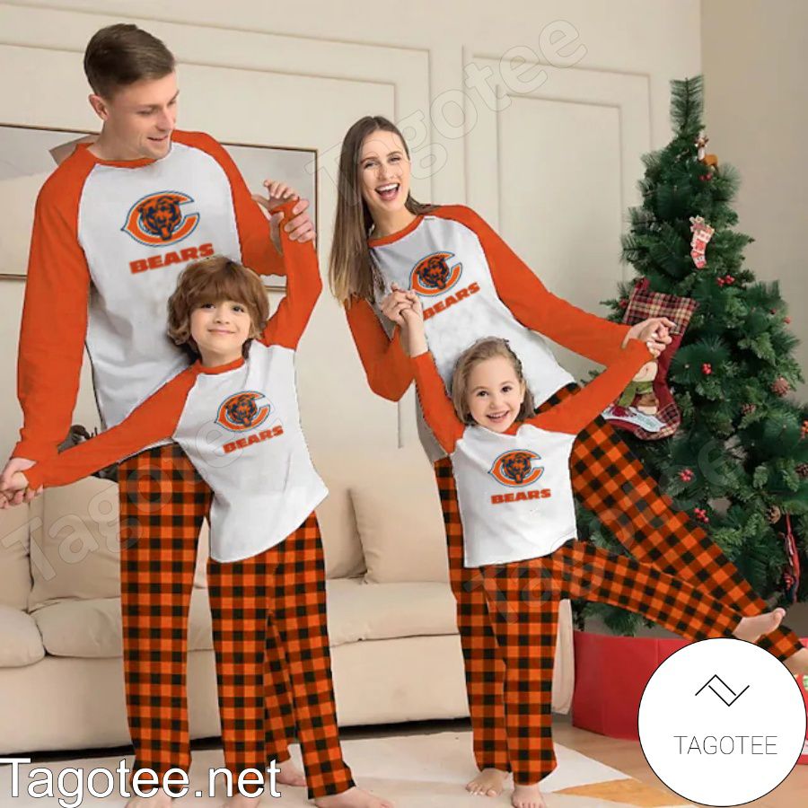 Chicago Bears NFL Buffalo Plaid Pajamas Set