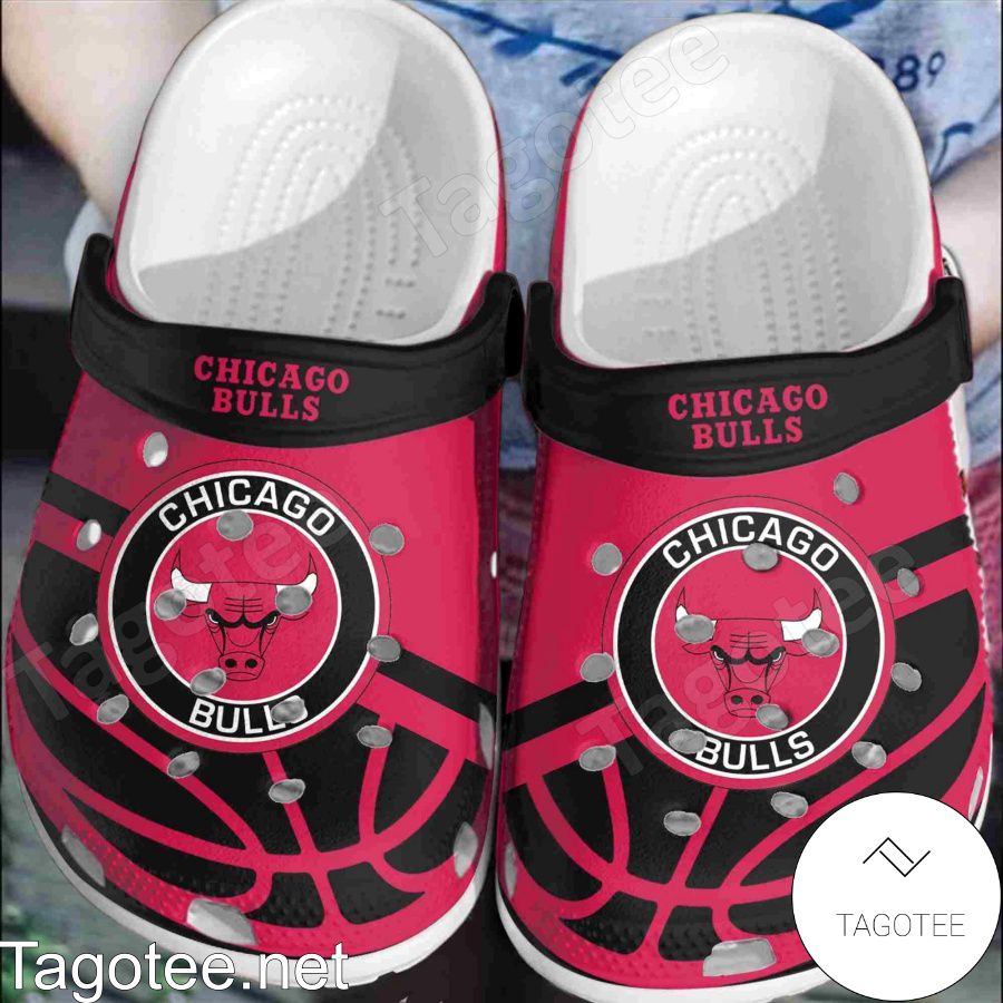 Chicago Bulls Logo Basketball Crocs Clogs