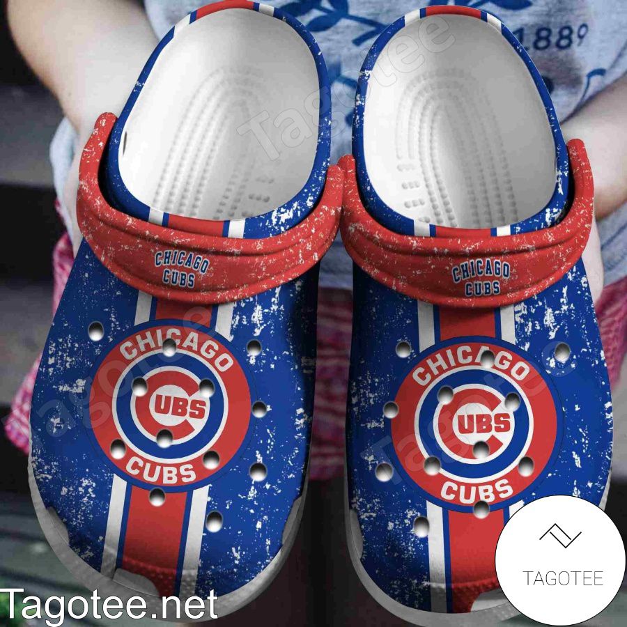 Chicago Cubs Logo Football Crocs Clogs