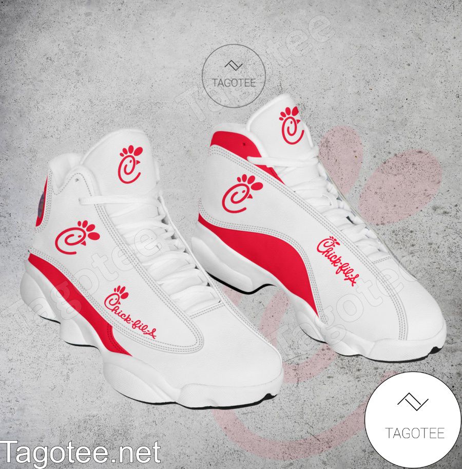 Chick-fil-A Logo Air Jordan 13 Shoes - EmonShop