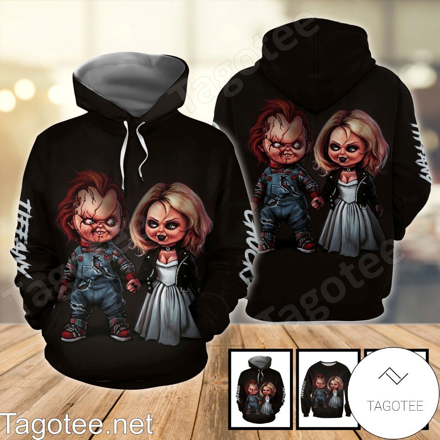 Chucky And Tiffany Black T-shirt, Hoodie