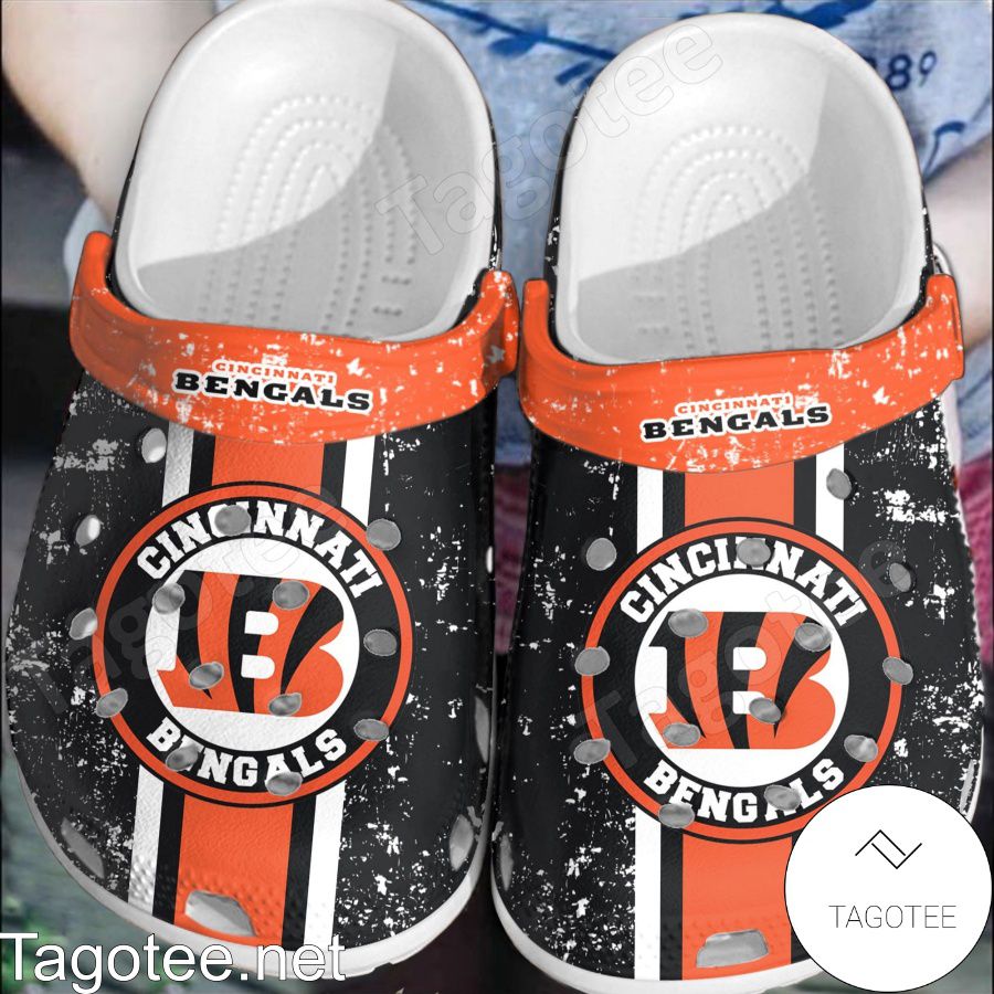 Cincinnati Bengals Logo Football Team Crocs Clogs