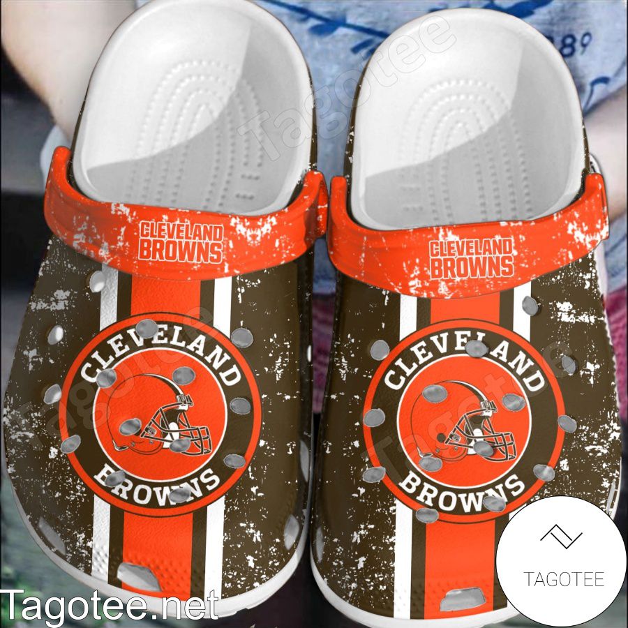 Cleveland Browns Logo Football Team Crocs Clogs