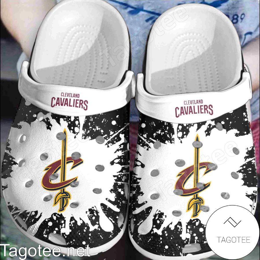 Cleveland Cavaliers Logo Color Splash Crocs Clogs