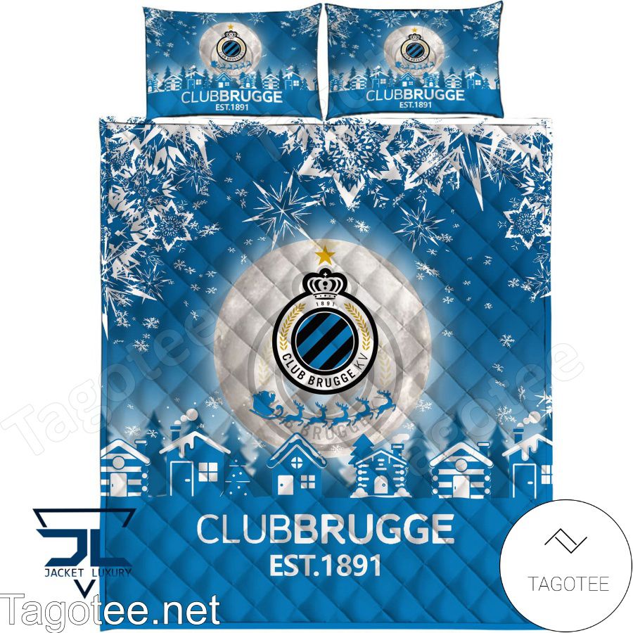 Club Brugge Est 1891 Christmas Bedding Set a