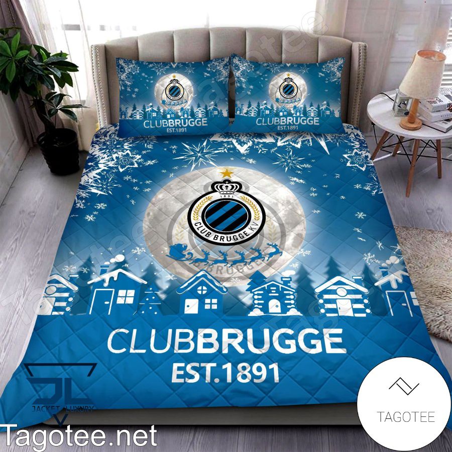 Club Brugge Est 1891 Christmas Bedding Set