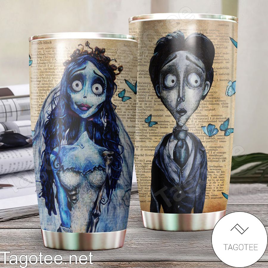 Corpse Bride Emily And Victor Dictionary Background Tumbler