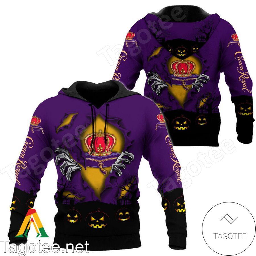 Crown Royal Scary Night Halloween Hoodie