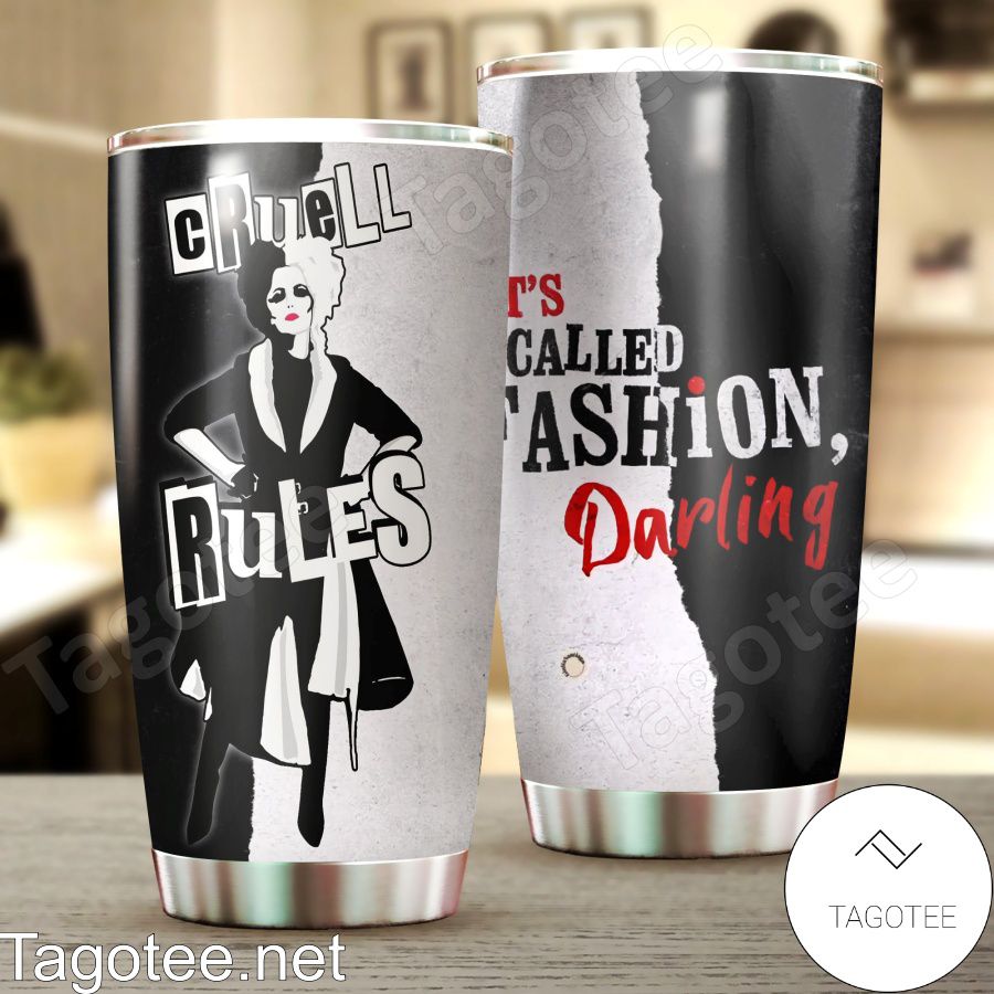 Cruella De Vil It's Called Fashion Darling Tumbler