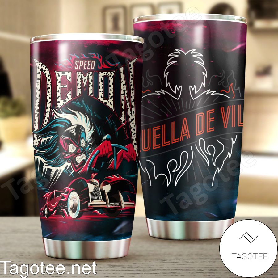 Cruella Devil Speed Demon Tumbler