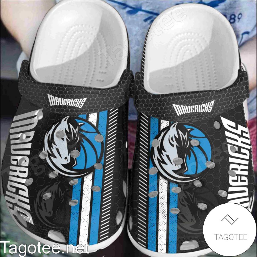 Dallas Mavericks Hive Pattern Crocs Clogs