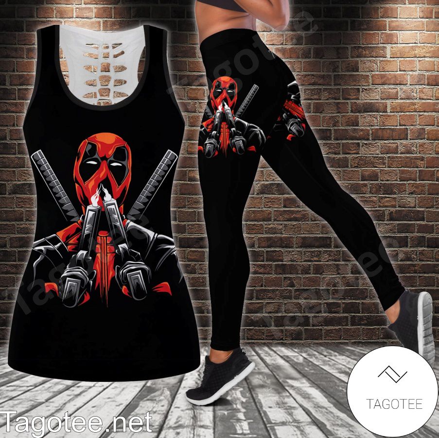 Deadpool In My Defense I Was Left Unsupervised Shirt, Tank Top And Leggings