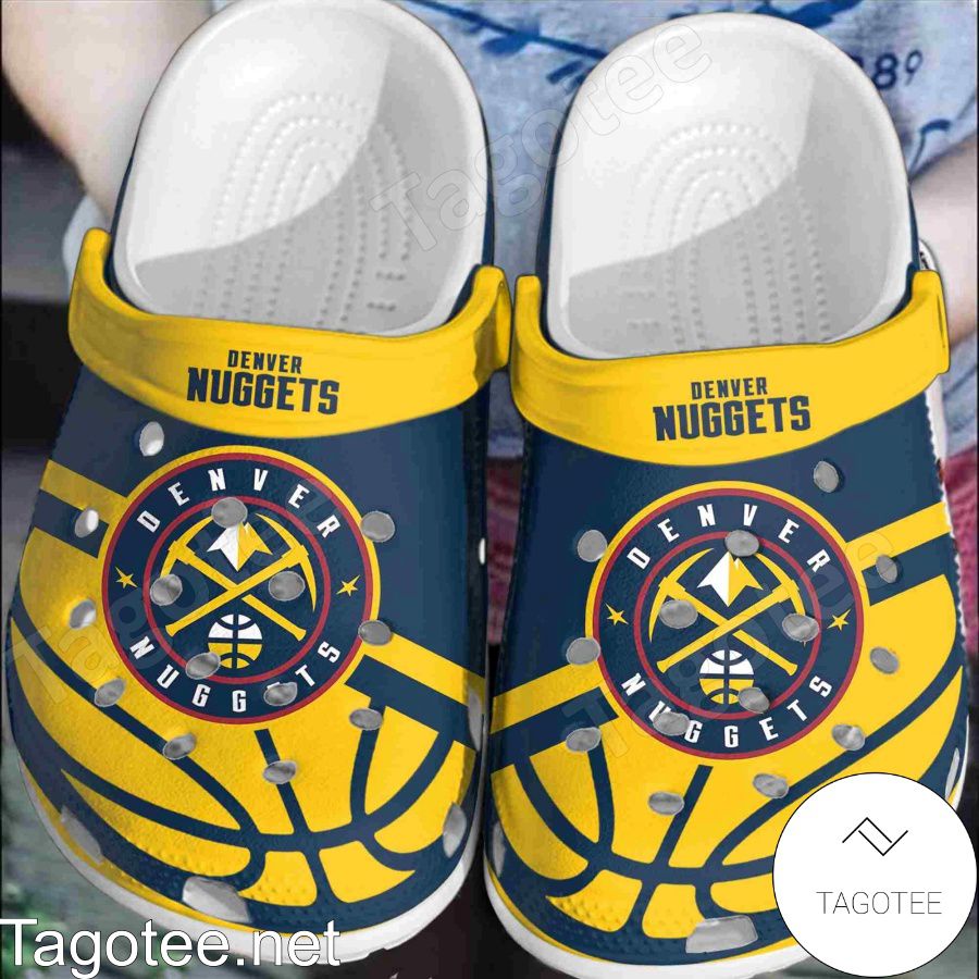 Denver Nuggets Logo Basketball Crocs Clogs