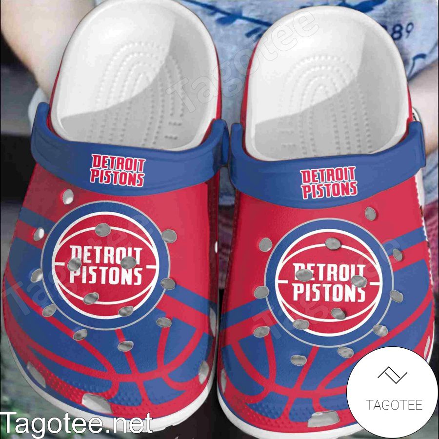 Detroit Pistons Logo Basketball Crocs Clogs