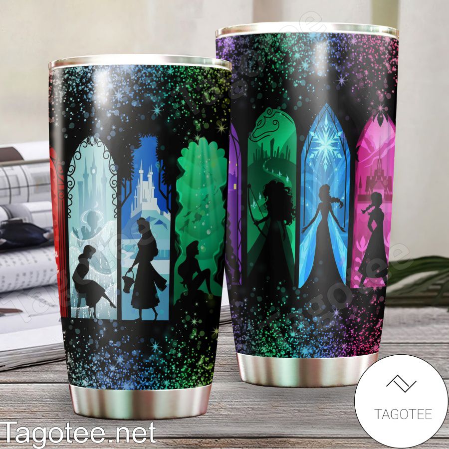 Disney Princess Silhouette Tumbler