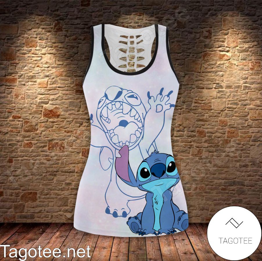 Disney Stitch Shirt, Tank Top And Leggings a