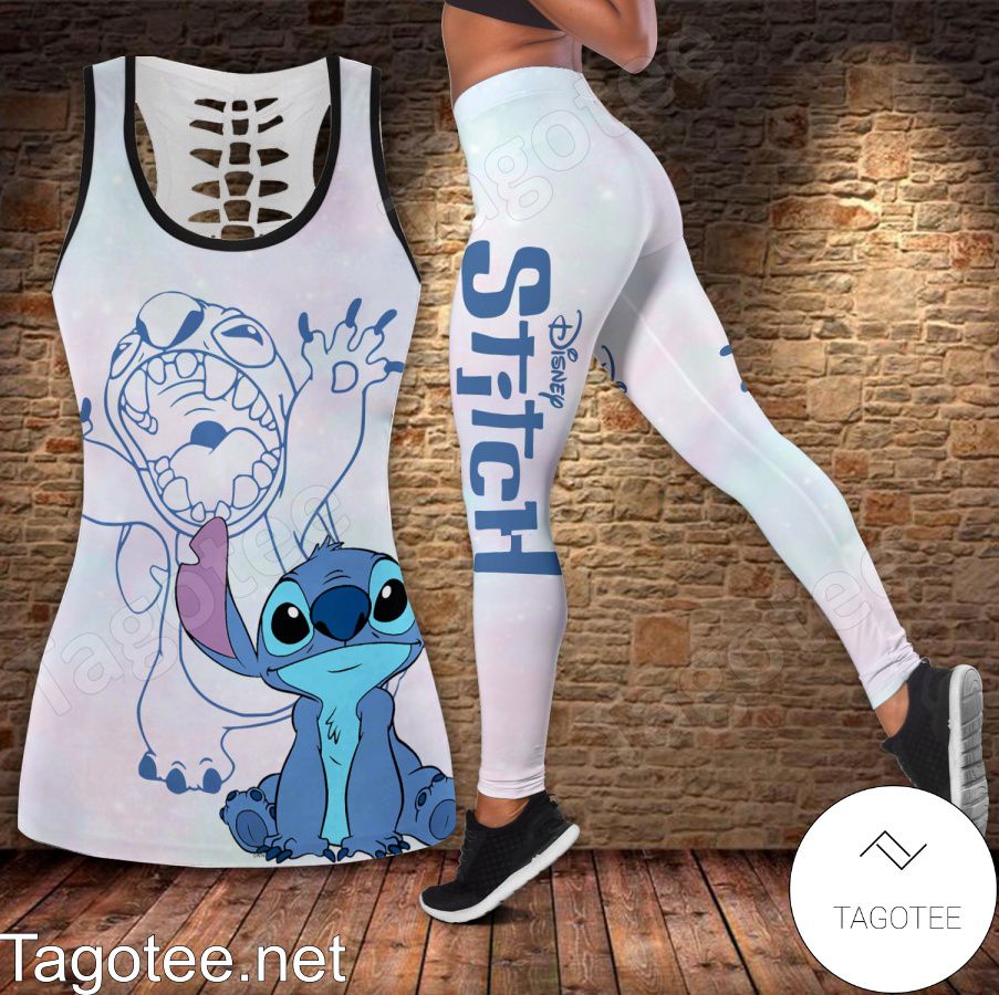 Disney Stitch Shirt, Tank Top And Leggings