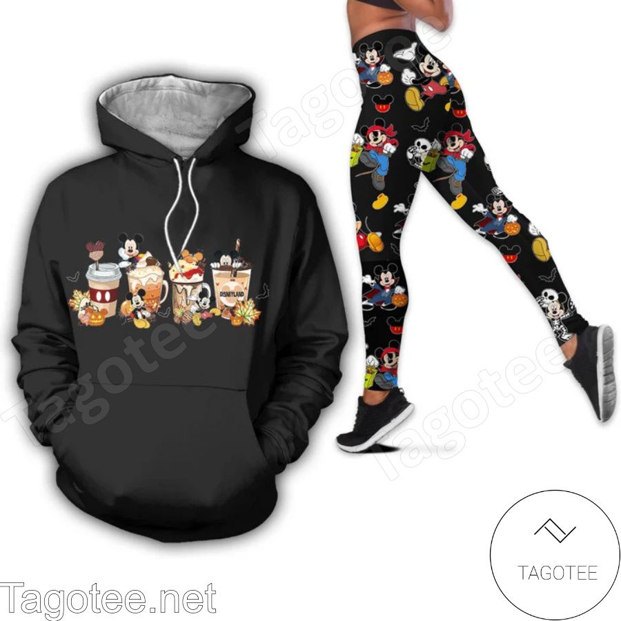 Disneyland Mickey Costume Halloween Hoodie And Leggings