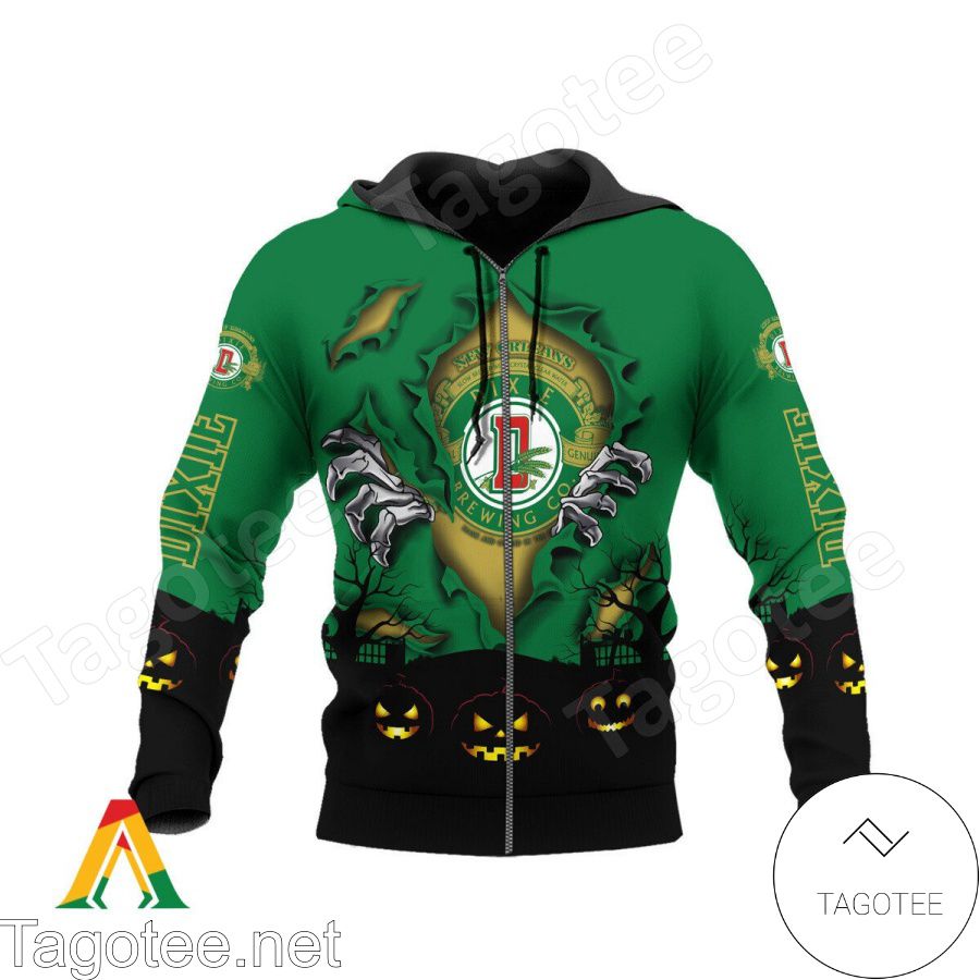 Dixie Beer Scary Night Halloween Hoodie a