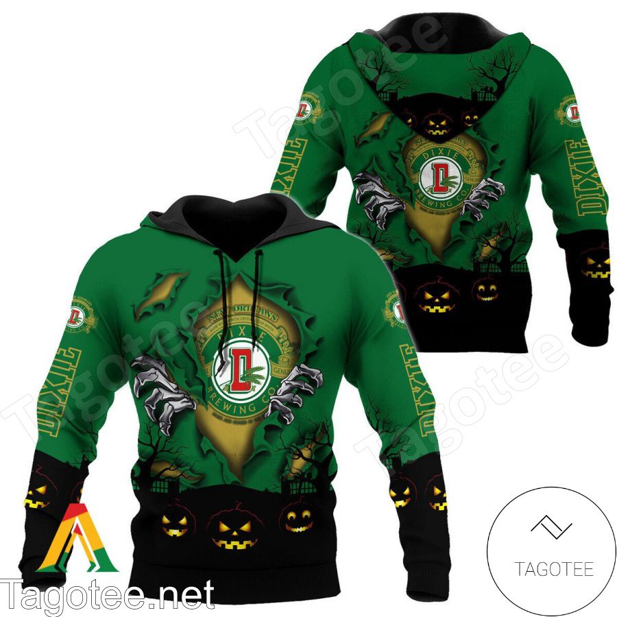 Dixie Beer Scary Night Halloween Hoodie