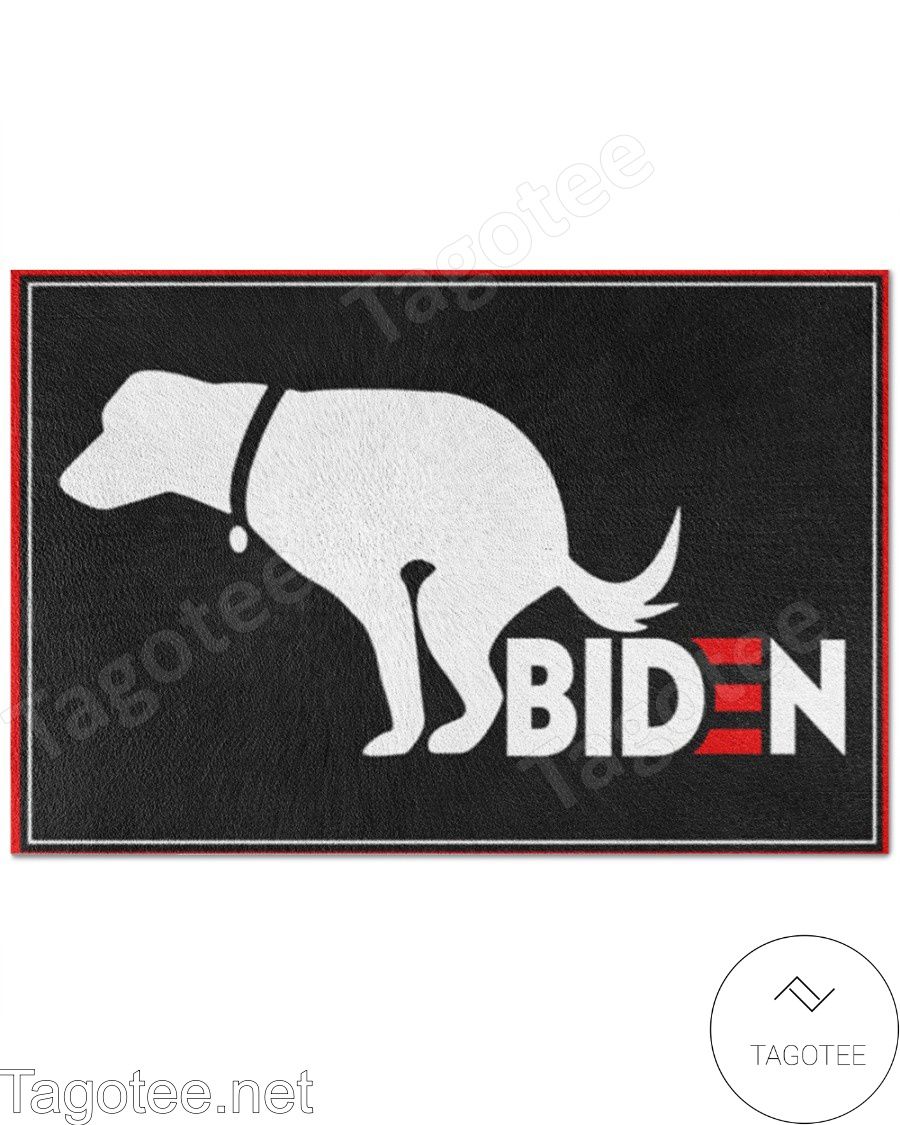 Dog Pooping On Biden Doormat