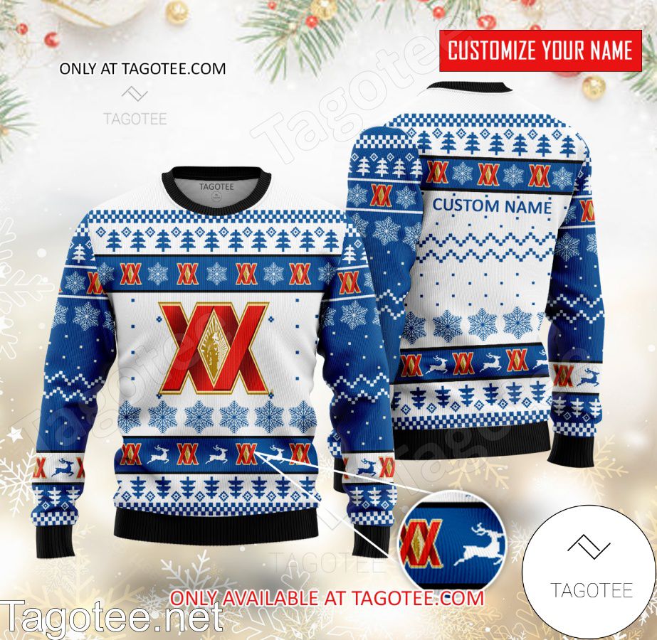 Dos Equis Logo Personalized Ugly Christmas Sweater - MiuShop