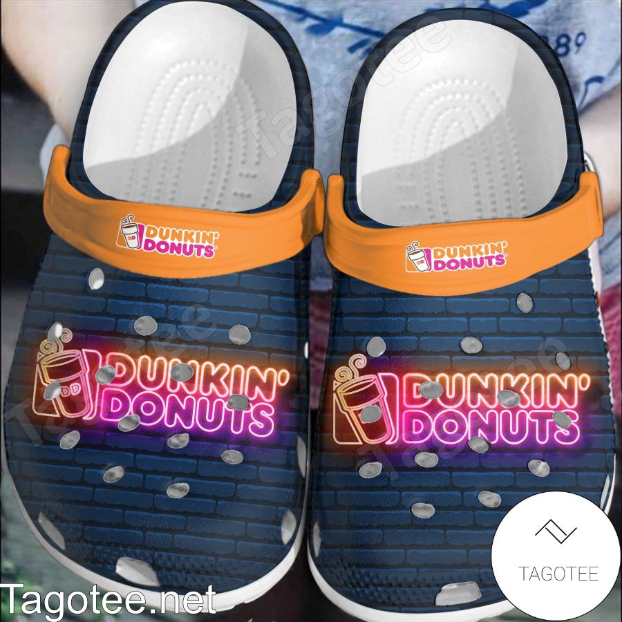 Dunkin' Donuts Wall Background Crocs Clogs