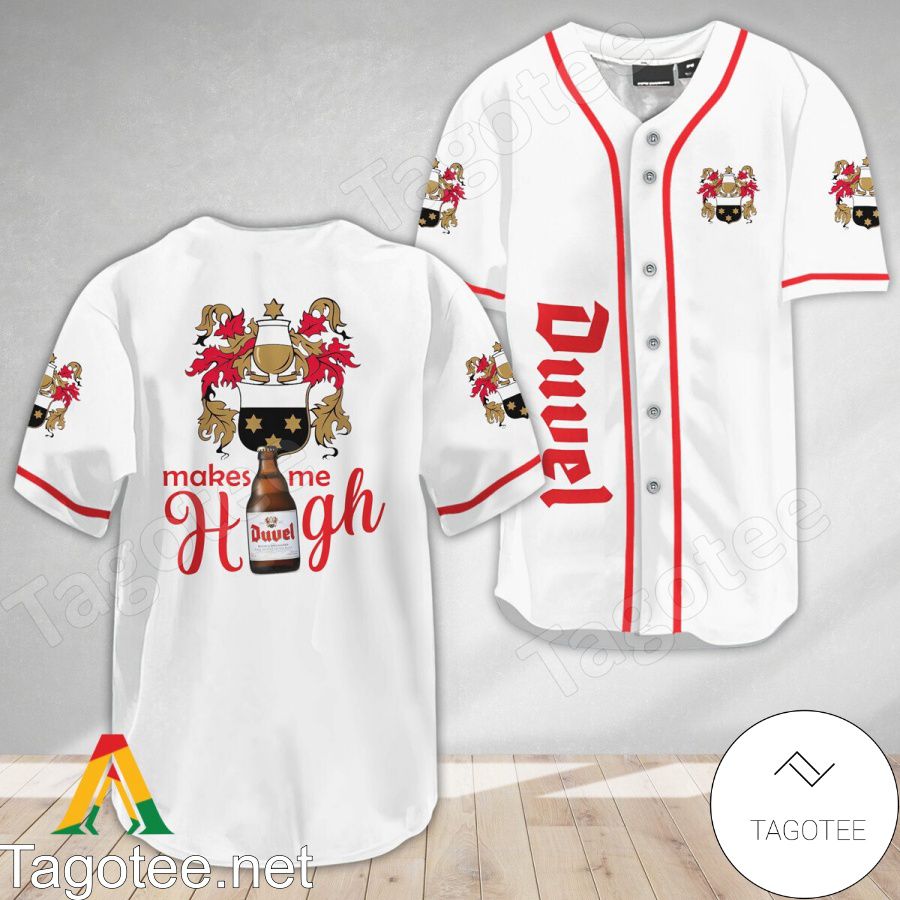 Duvel Beer Make Me High Baseball Jersey