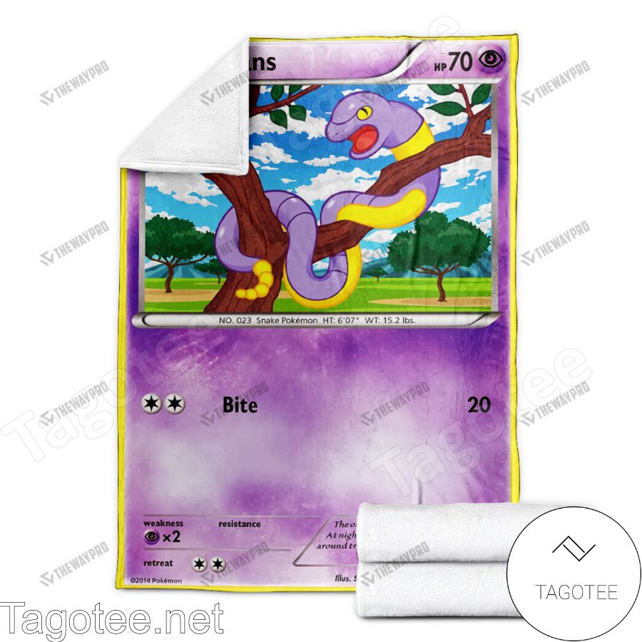 Ekans Card Blanket Quilt a