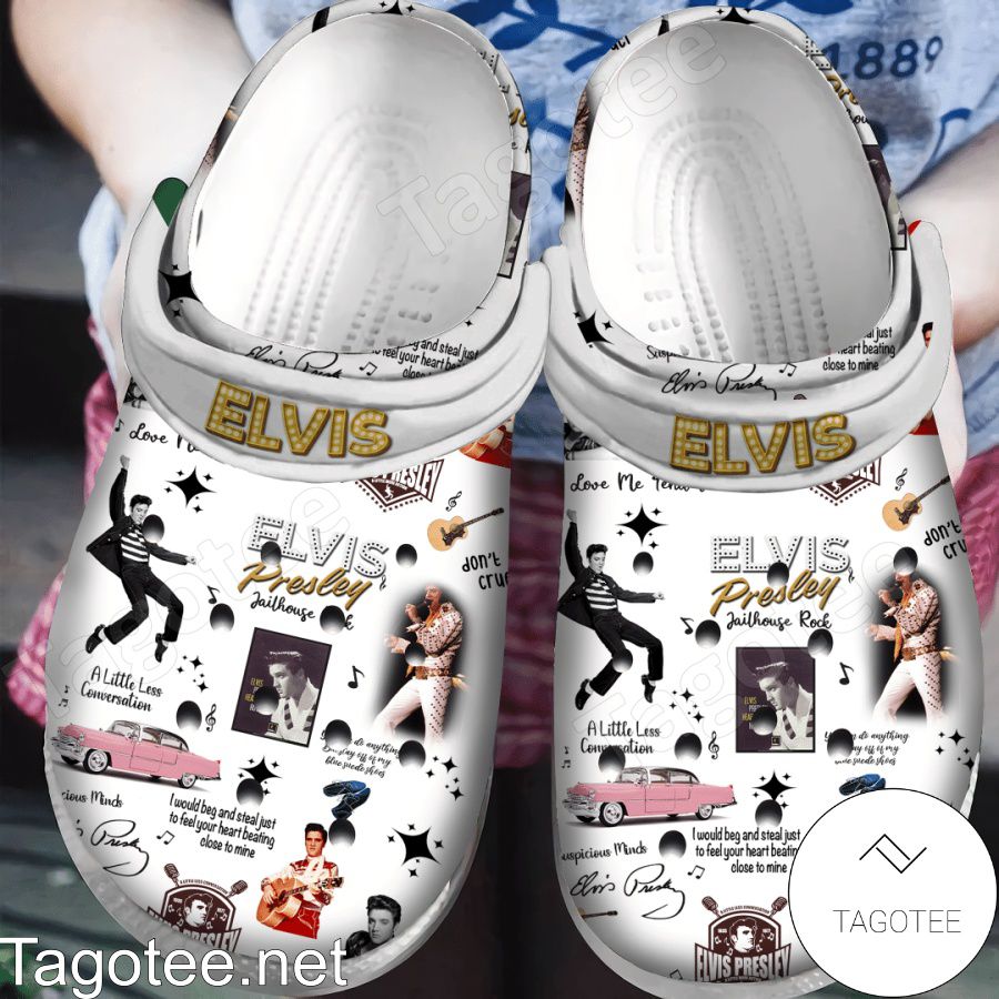 Elvis Presley Jailhouse Rock Crocs Clogs