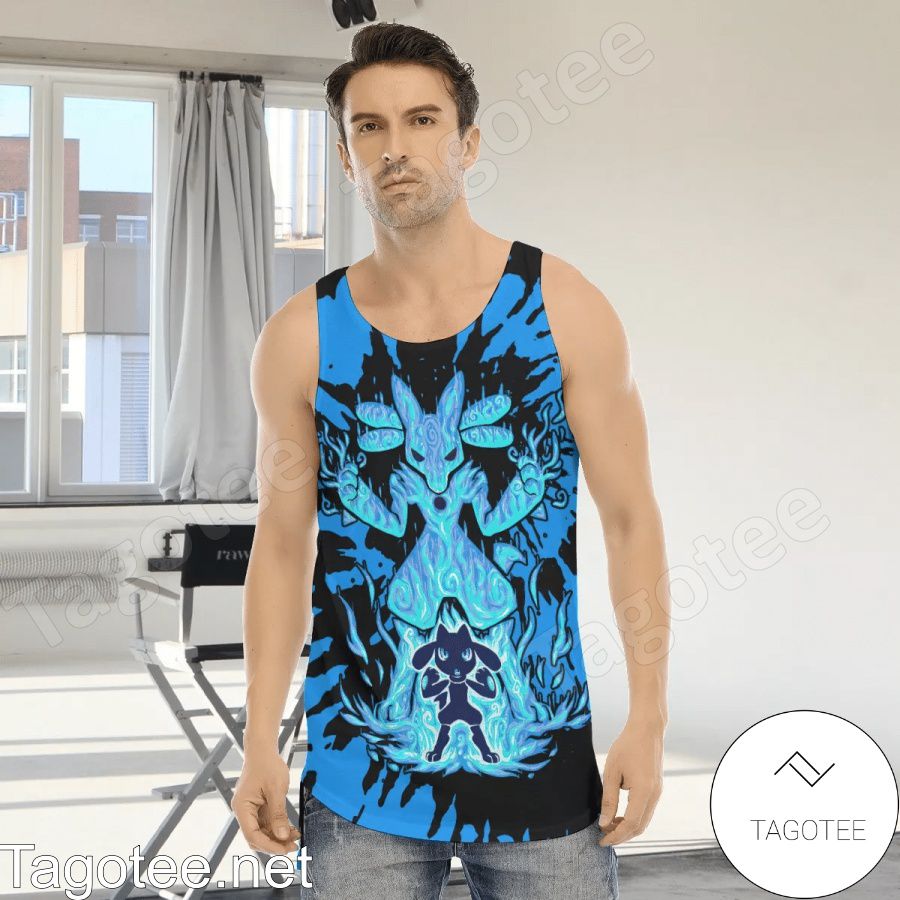 Evolve Riolu Within Lucario Pokemon Tank Top