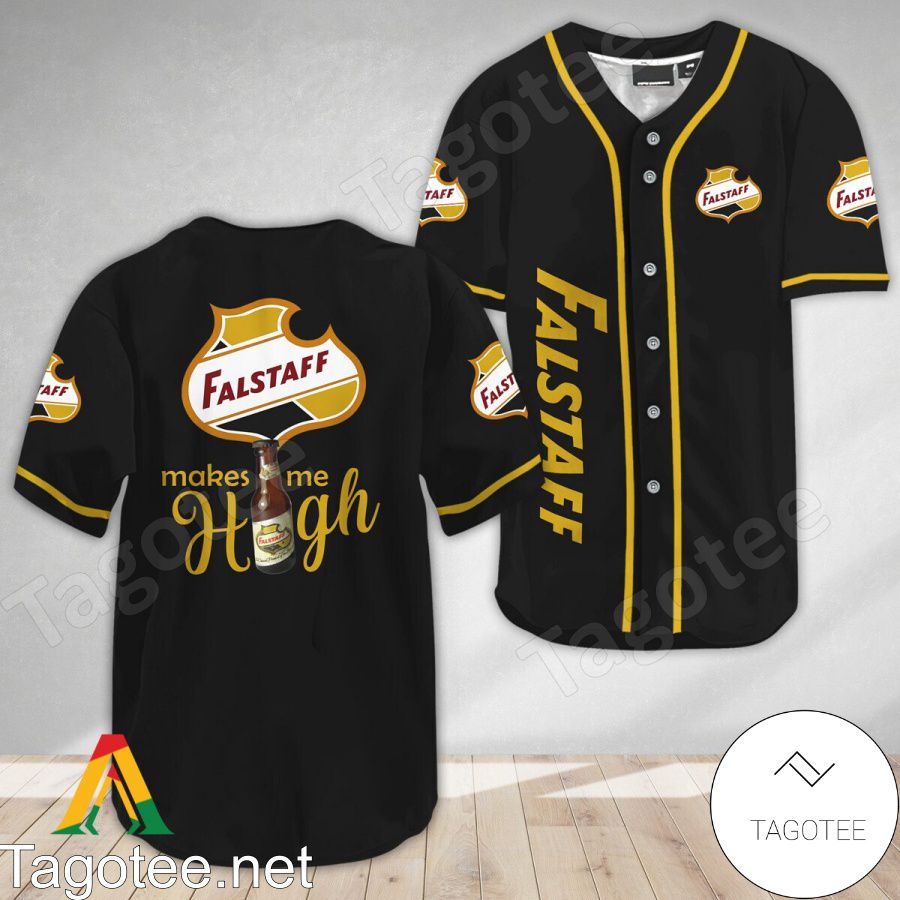 Falstaff Beer Make Me High Baseball Jersey