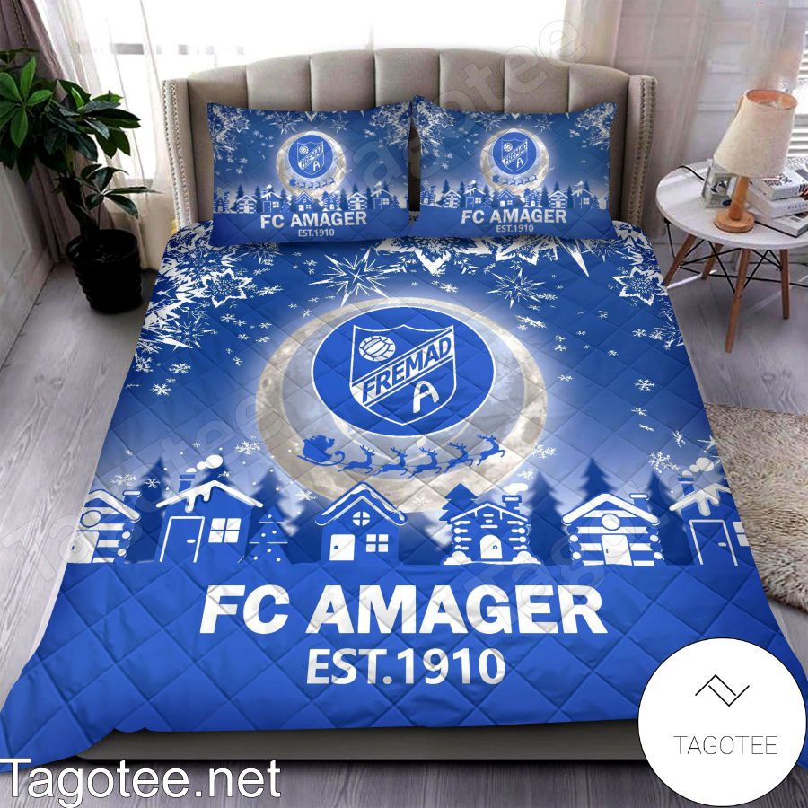 Fc Amager Est 1910 Christmas Bedding Set