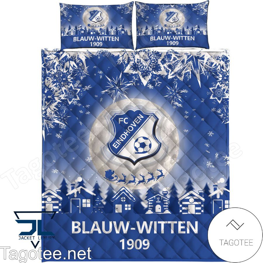 Fc Eindhoven Blauw-witten 1909 Christmas Bedding Set a