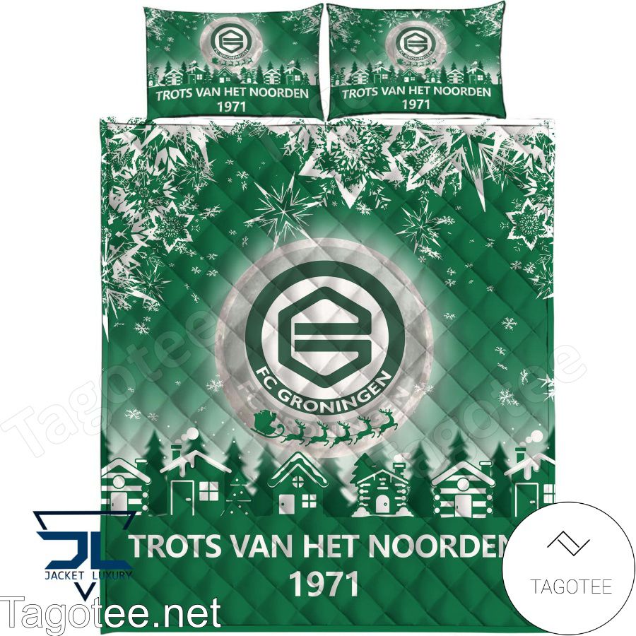 Fc Groningen Trots Van Het Noorden 1971 Christmas Bedding Set a