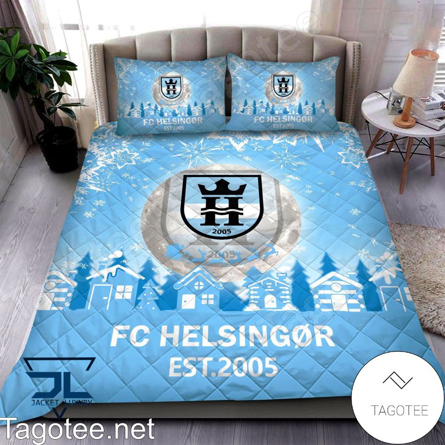 Fc Helsingor Est 2005 Christmas Bedding Set