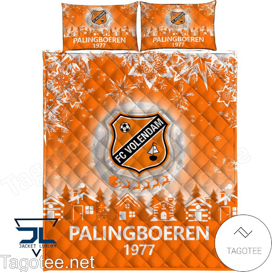 Fc Volendam Palingboeren 1977 Christmas Bedding Set a