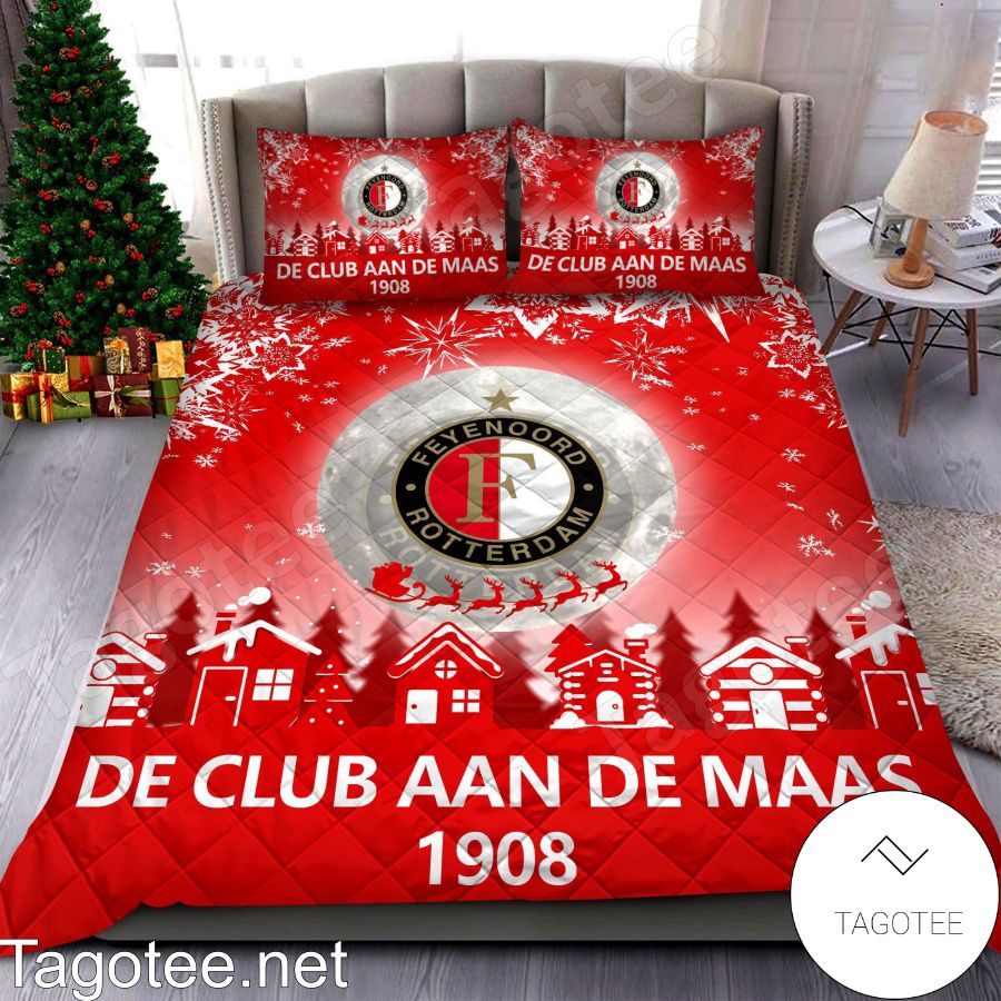 Feyenoord Rotterdam De Club Aan De Maas 1908 Christmas Bedding Set