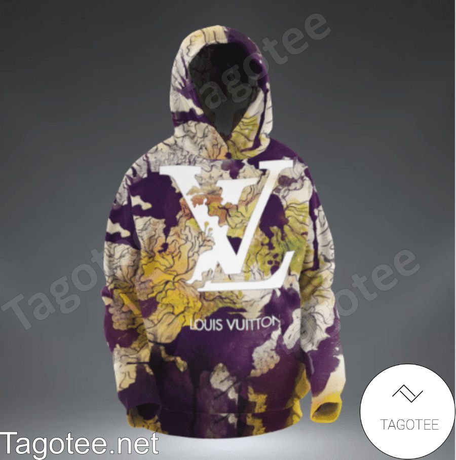 Flower Louis Vuitton Fashion Logo Hoodie