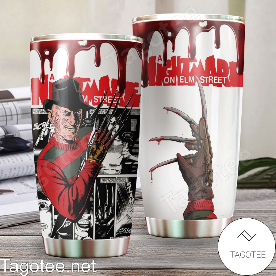 Freddy Krueger A Nightmare On Elm Street Tumbler